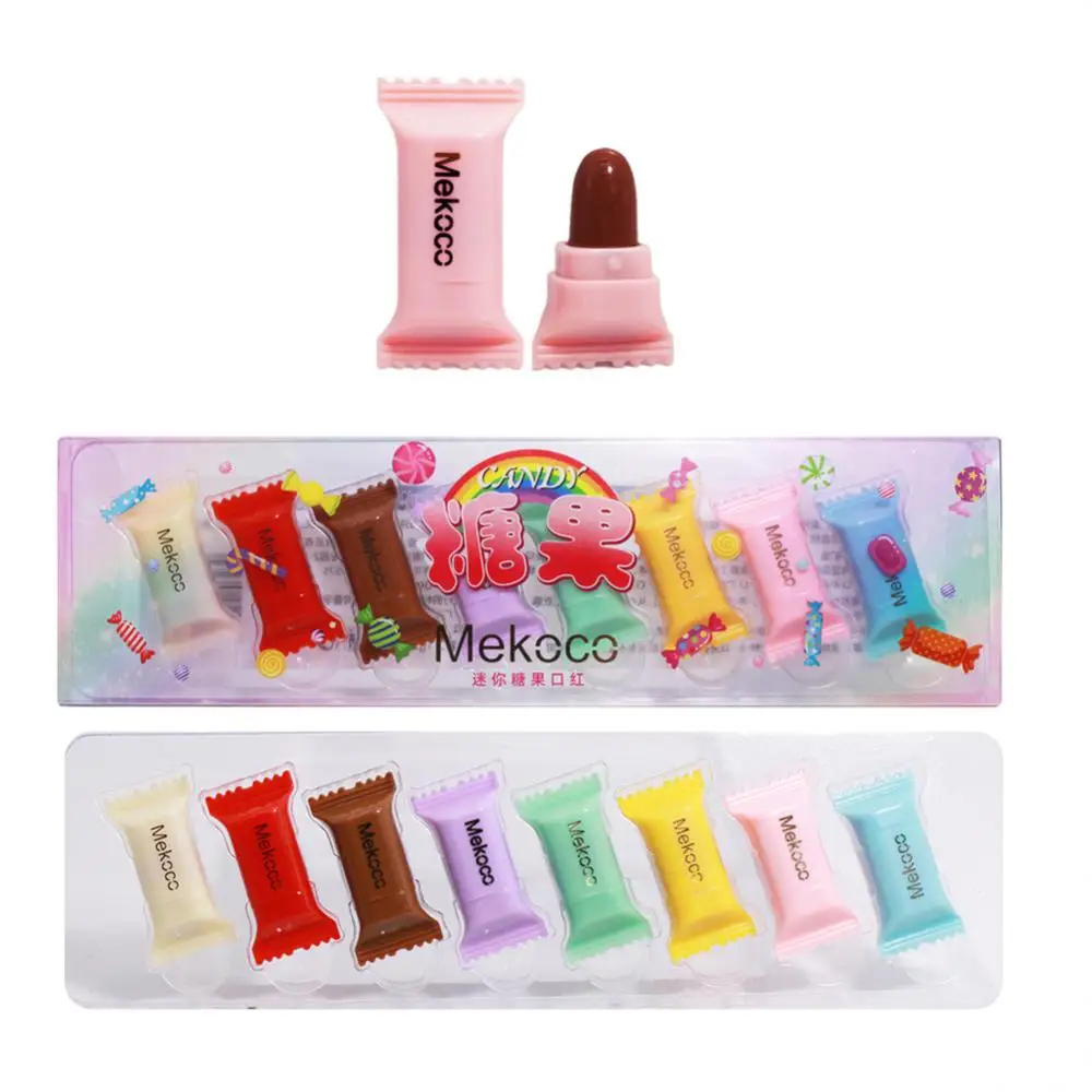 Mini Candy Matte Lippenstift Set Sexy Rode Lip Tint Fluwelen Lipsticks Waterdichte Langdurige Lipgloss Lipstick Make-Up Cosmetica