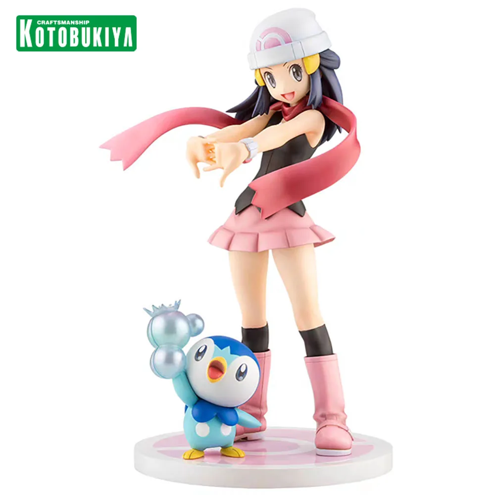 Original in Stock Kotobukiya ARTFX J Pocket Monsters Hikari Pochama Anime Figure Action Figure Collection Series Model Toys