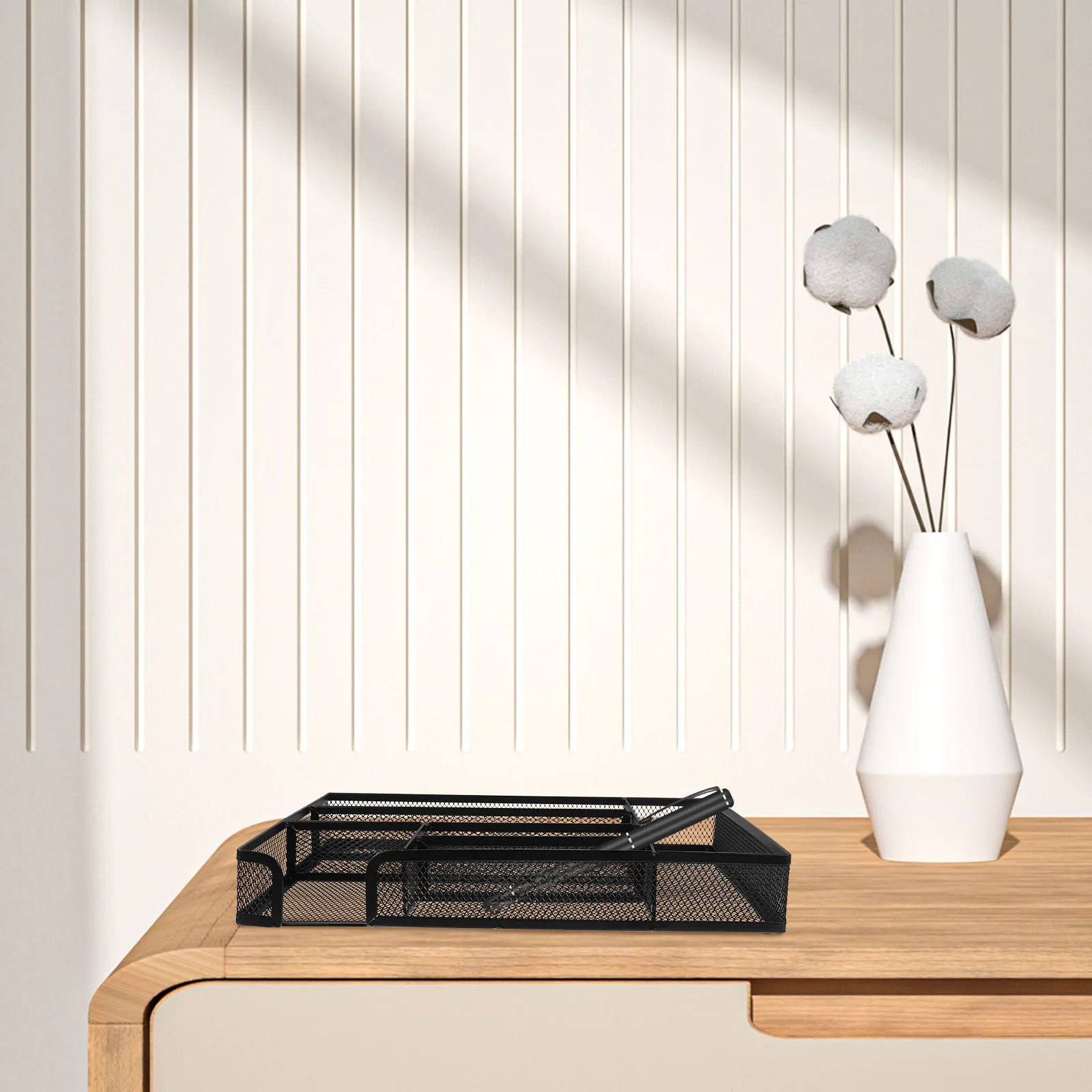 

Iron Office Drawer Organizer Tray Pen Holder Desktop Storage Tray Multifunctional Desk Organization Accessories for Workspace