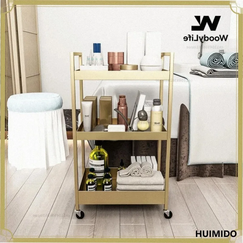 Beauty Salon Cart Mobile Storage Multi-function Storage Cart
