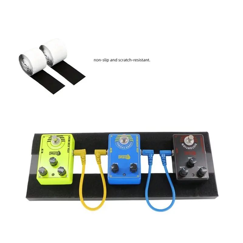 IRIN Guitar Effect Pedal Board Pedalboard Aluminum Alloy Pedalboard Pedal Plate with Carrying Bag Guitar Parts & Accessories