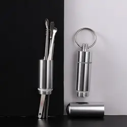 Masajeador portátil de acero inoxidable, herramienta de limpieza de 360 °, removedor de cera en espiral para el cuidado del oído, limpiador de Canal auditivo