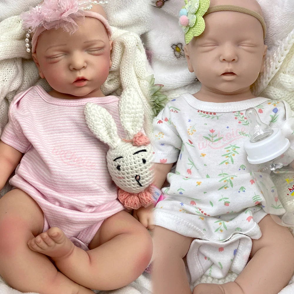 18-calowa lalka Reborn, ręcznie malowana silikonowa lalka Reborn, realistyczna lalka noworodek dla dziewczynek, kolekcjonerska lalka artystyczna dla entuzjastów Reborn.