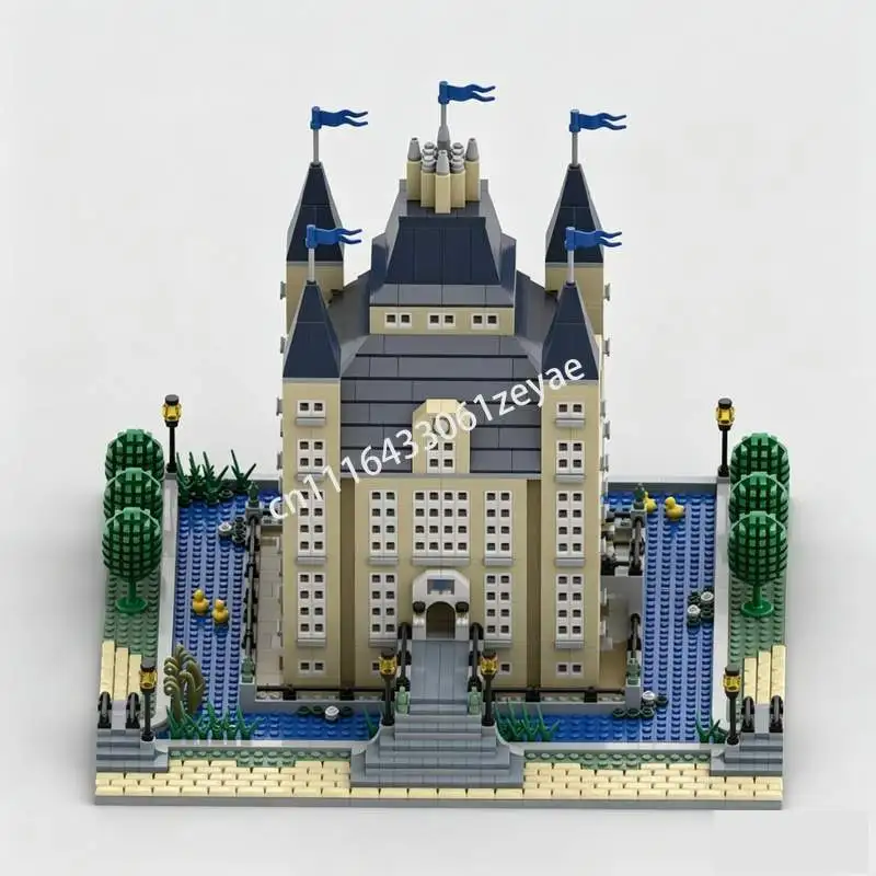 2454Parts Castle Mini Version MOC Model Custom Puzzles Architecture DIY Education Assembly Toy Creative Collectible Gift Blocks