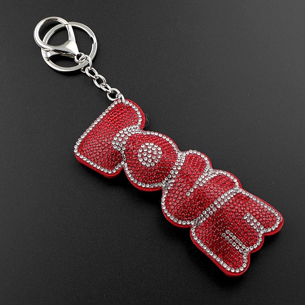Liebesbrief-Schlüsselanhänger für Damen und Herren, vollständig mit Kristall-Strass besetzt, „Show U Love“, Geburtstagsgeschenk, Taschenanhänger, originelles Design, Schlüsselhalter, Schmuck – Detail 4
