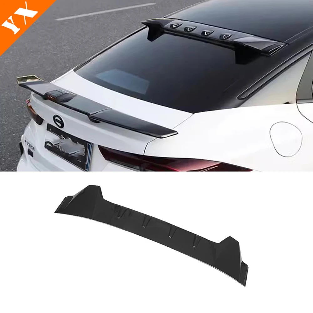 For Trumpchi GAC Empow R Accessories 2022-2024 Black Rear Window Rear Wing Fixed Wind Wing Top Wing Pressure Wing Trim Moulding