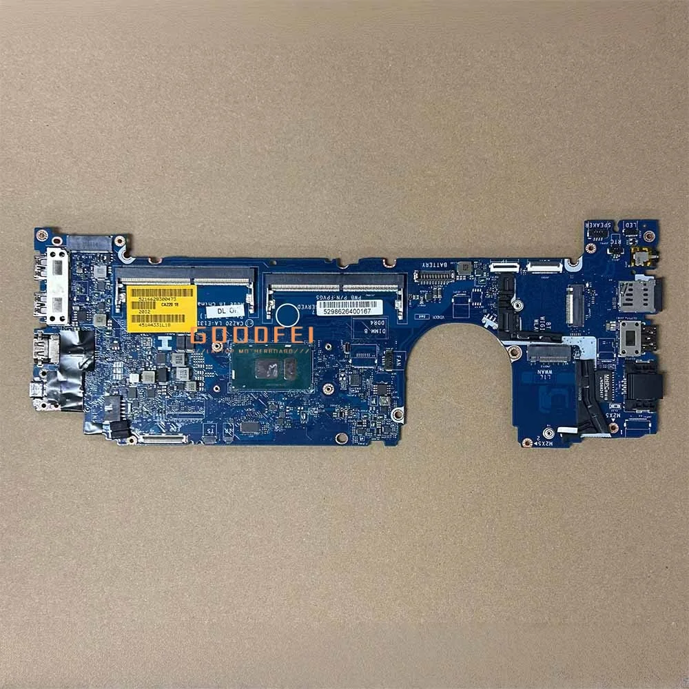 

FPVG5 LA-E131P With I7-7600U Laptop Motherboard Notebook Mainboard Accessories Latitude 14 E7480 For Dell 100% test OK