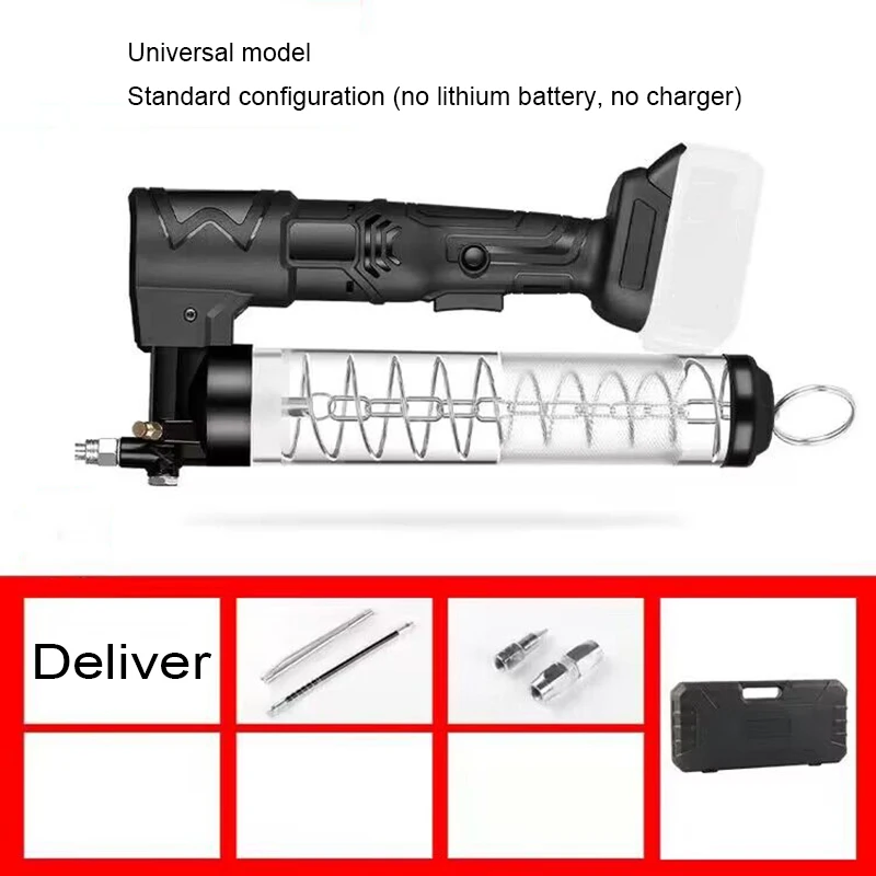 Imagem -02 - Pistola de Graxa Elétrica com Bateria Equipamento de Navio Injetor de Óleo Maquinista Gordo Ferramentas de Hardware Recarregáveis