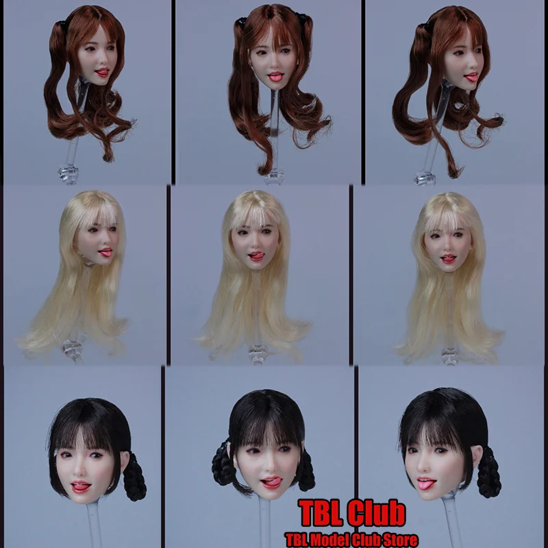 

Z6TOYS ZC017 A/B/C/D/E/F масштаб 1/6 Xiao Ai, азиатская красота с подвижными глазами, скульптура головы для 12-дюймовых кукол, экшн-фигурка солдата