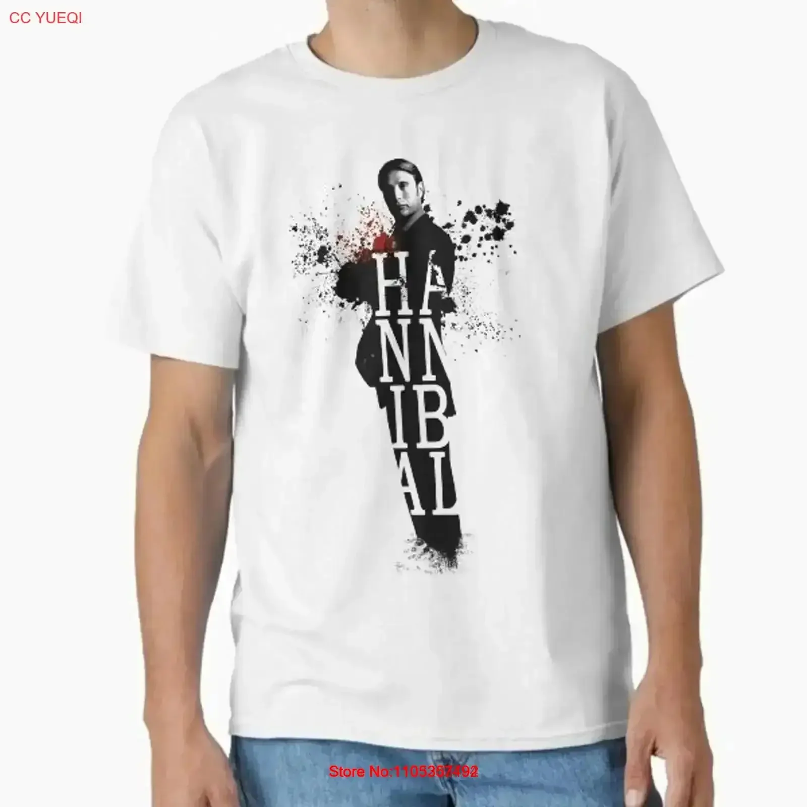 hannibal Classic T Shirt Made in US AUS Size S 2XL vintage Washed fashion Top For Everyday Wear Slightly homme streetwear