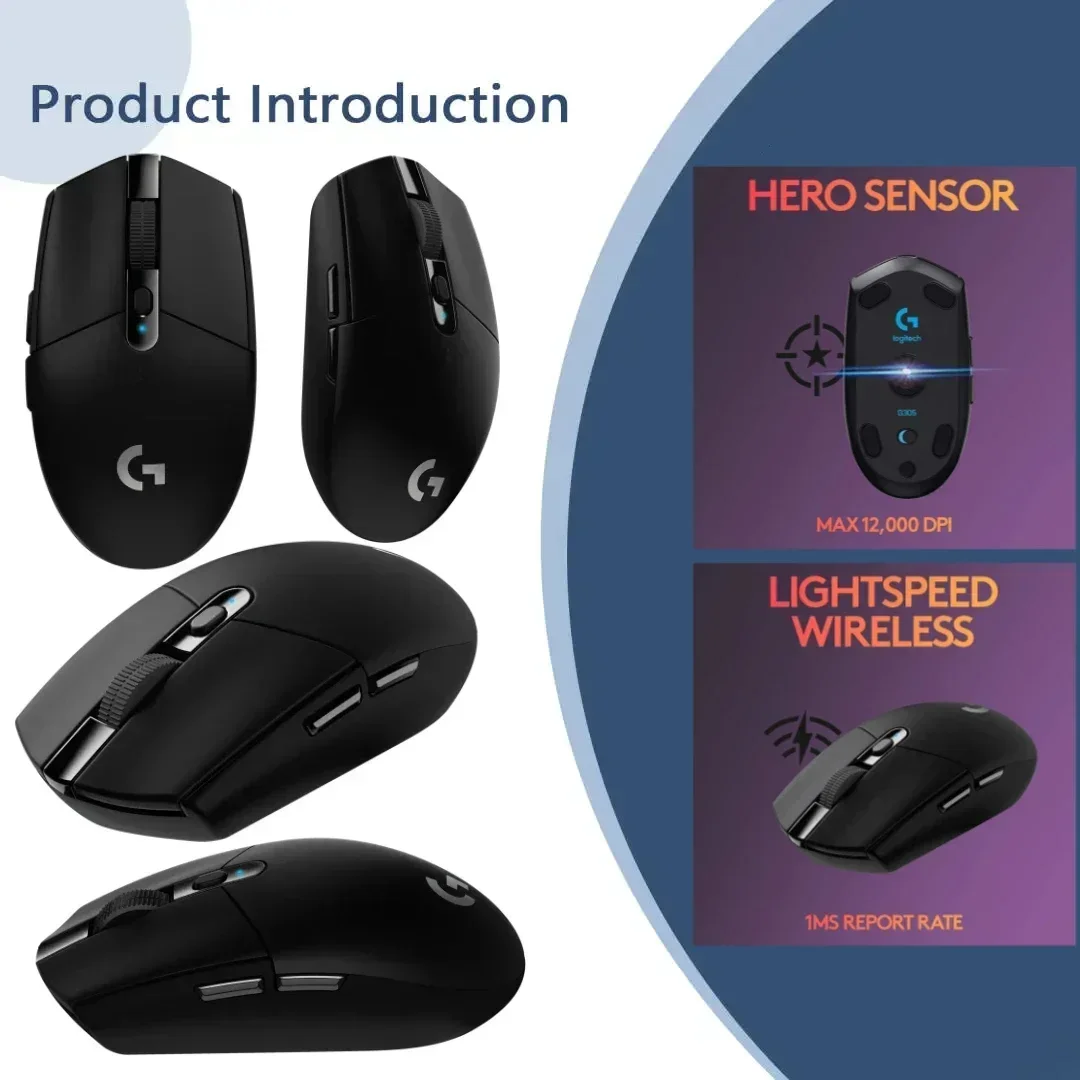 لوجيتك G102 ماوس الألعاب السلكي الجيل الثاني Esports RGB تأثيرات الإضاءة الأكثر مبيعًا