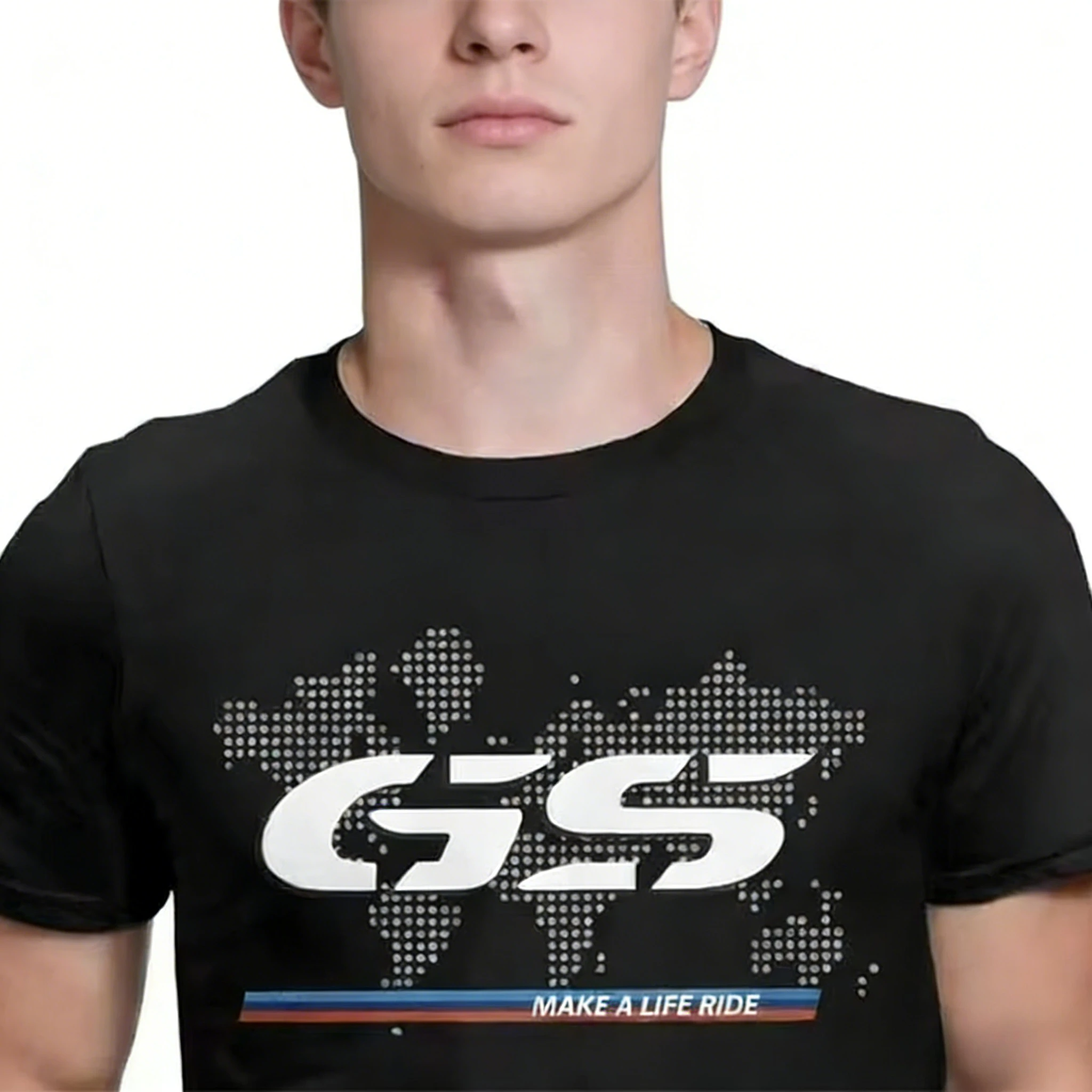 2026 Summer New Cotton T-Shirt For BMW Fans Motorrad R1250GS Motorcycle Men Hip Hop Streetwear Unisex Tops oversized t shirt