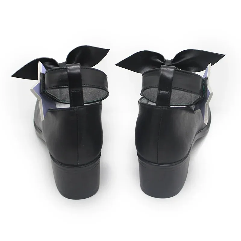 Lqgame infinito nikki sussurrando bolhas espumante viagem cosplay sapatos preto lolita sapatos para festa de halloween mulher meninas customiz