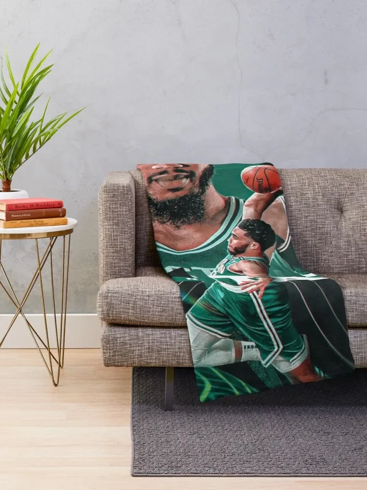 Jayson Tatum 0 Throw Blanket Luxury St Blankets Sofas Of Decoration cosplay anime Thermals For Travel Blankets