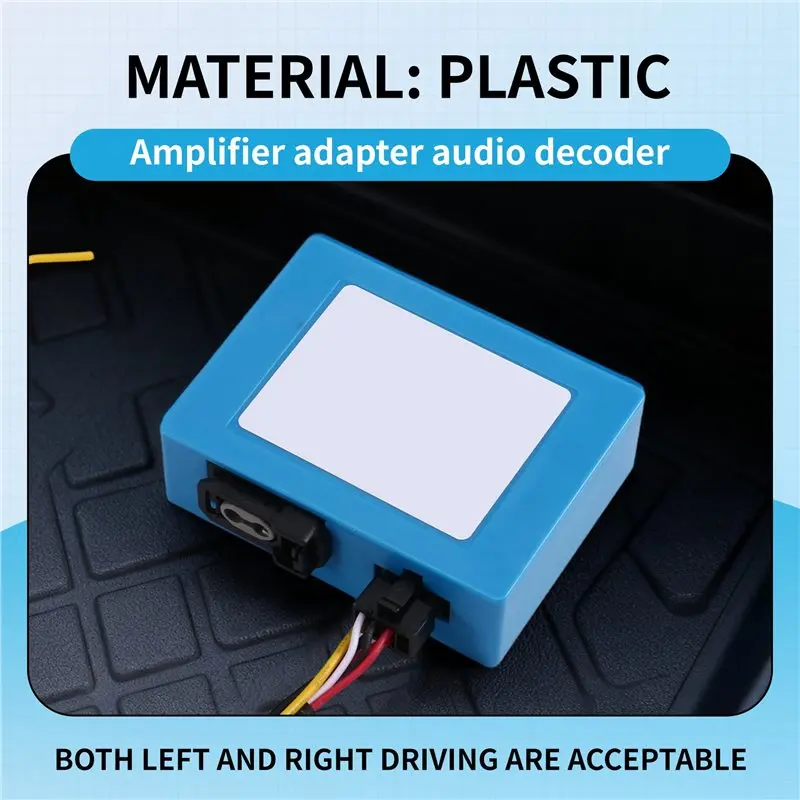 M49K-For Mercedes Benz ML Series Cayenne Compatible Car Stereo Radio Optical Fiber Decoder Adapter Most Box
