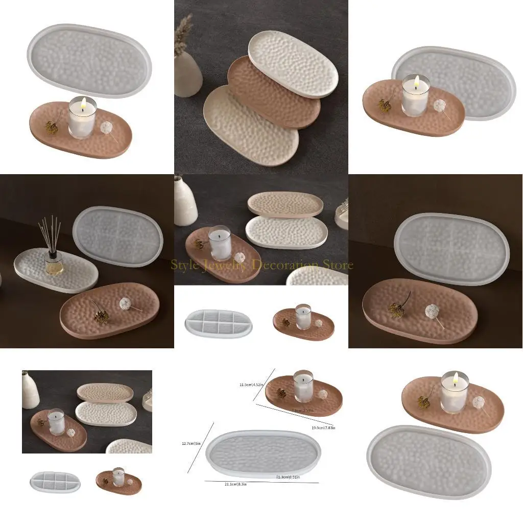 

D46E Trays Moulds Jewelry Making Tool Artistic Tray Molds Suitable for Home and Party