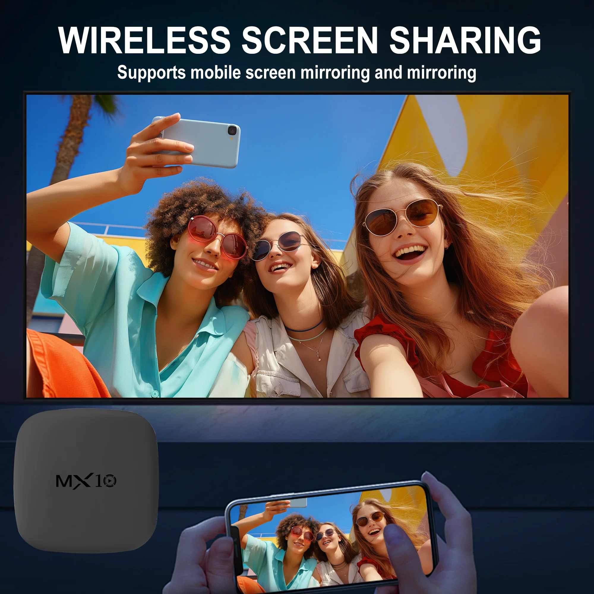 MX10‑H WiFi BT TV Box Allwinne - Ddr3 8Gb ulasan dan harga