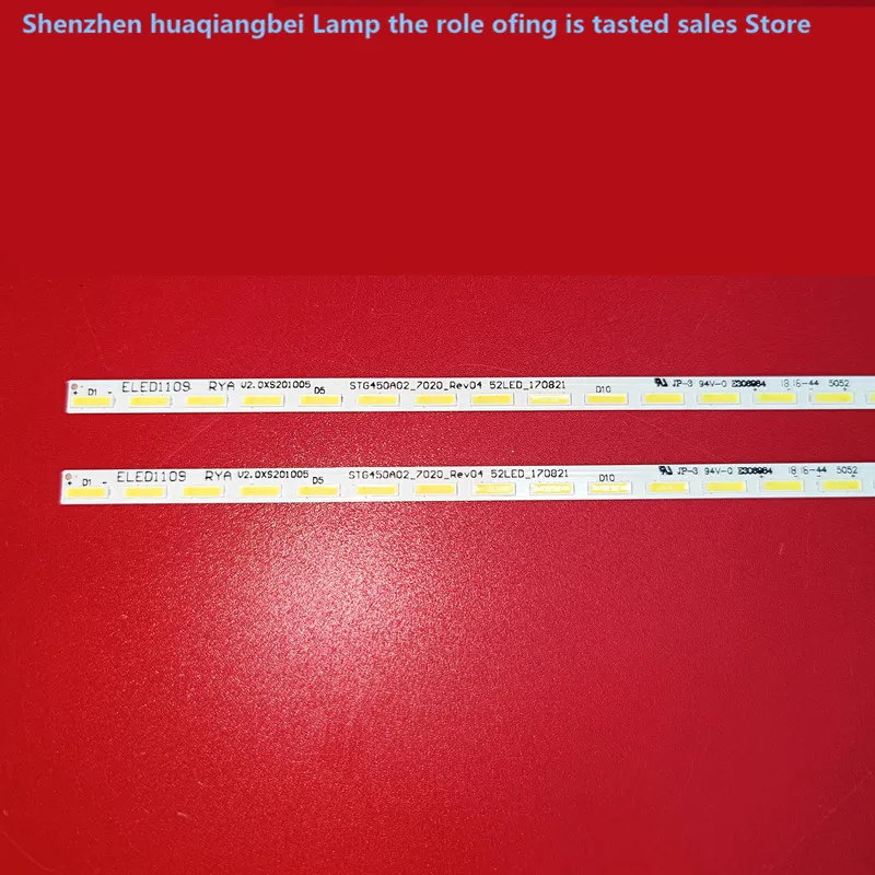 

FOR LED backlight strip for Sharp LC-45UA6500X light bar STG450A02_7020_Rev04_52LED_170821 49CM 52LED 100%NEW