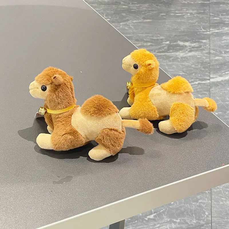 

10cm Cute Cartoon Desert Camel Plushies Doll Keychain Pendant Soft Stuffed Animals Plush Toys Bag Charm Accessories Kids Gift