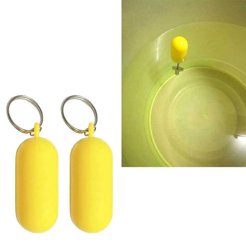 Anti-Lost Buoyant Keyring Kayak Floating Key Ring Finder Marine Sailing Boat Float Canal Keychain Water Sports Fish Float