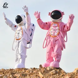 Astronaut Space Suit Cartoon Doll Clothing Adult Children For Birthday Easter Purim Carnival Helmet