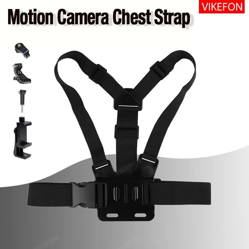 Mobile Phone Chest Strap Holder 5 in 1 Outdoor First Angle Recording Life Outdoor Live Broadcast Fixed Accessories For All Phone