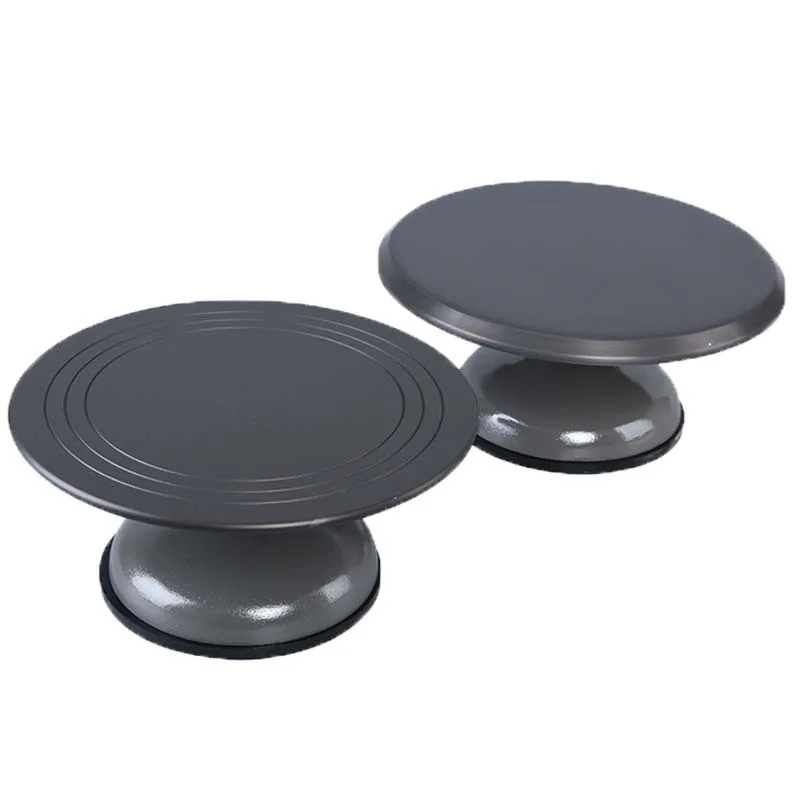 Sanneng aluminum alloy hard film scratch-resistant piping turntable, cake squeeze cream piping turntable