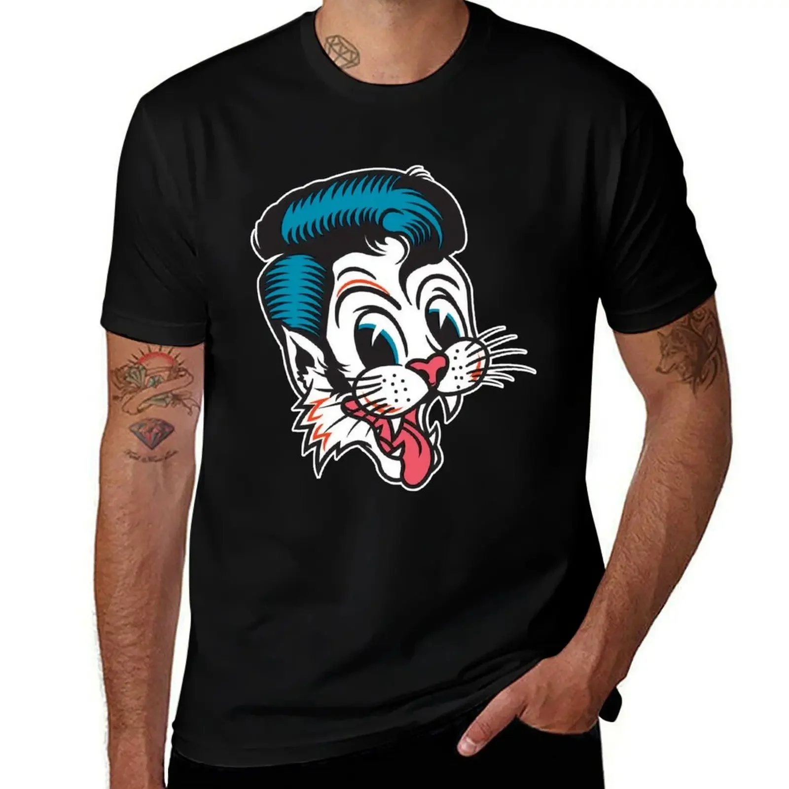 

Retro Band Stray Cats T-Shirt shirts graphic tee anime tshirt mens champion t shirts
