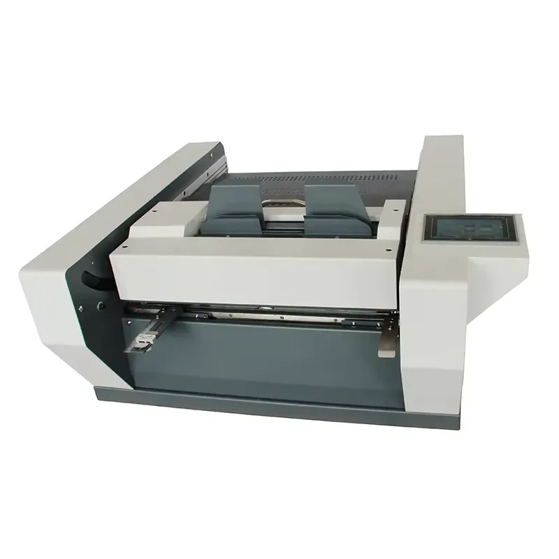 China 080 Low Price Mini Automatic Desktop A4 320MM Perfect Binder Hot Glue Book Binding Machine