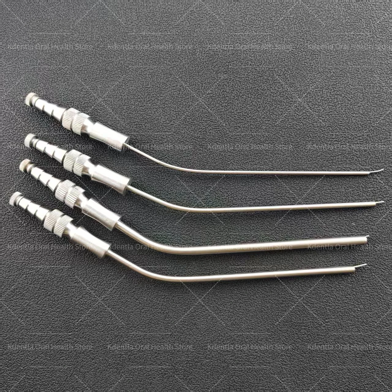 4 Piezas de Tubos de Succión Ferguson Frazier para Aspirador Médico Dental, 2mm/3mm/4mm/5mm, Acero Inoxidable, Herramienta Quirúrgica para Implantes