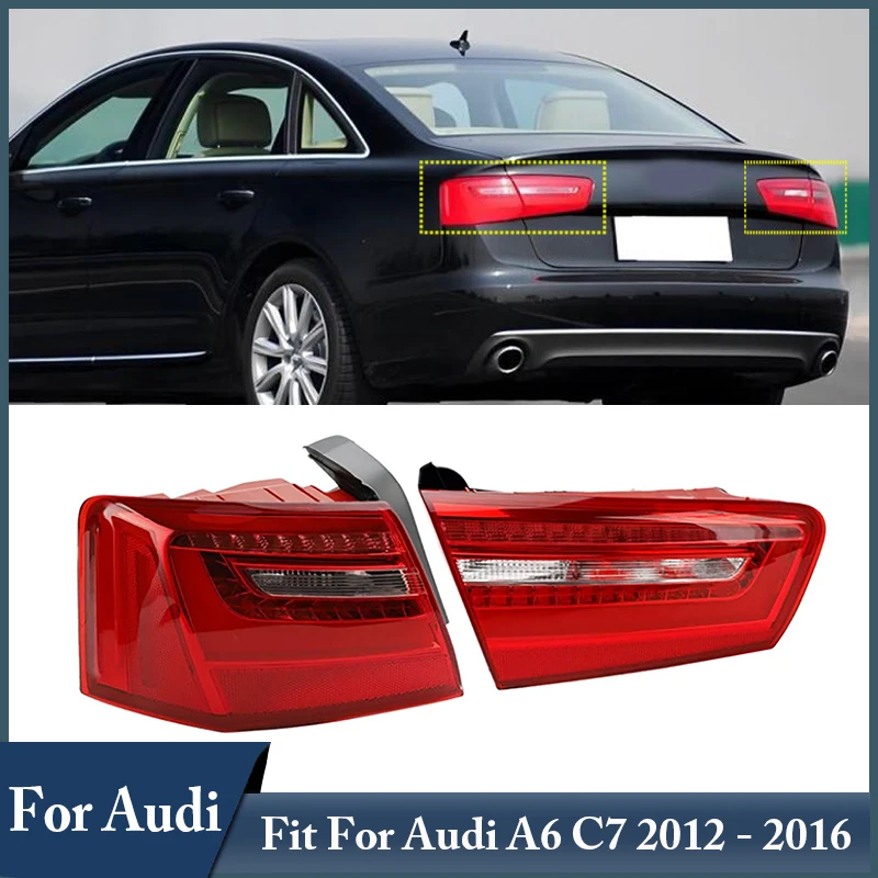 

LED Tail Lamp Assembly Rear Led Turn Signal Brake Light Fit For Audi A6 C7 2012-2016 4GD945093, 4GD945094, 4GD945095, 4GD945096
