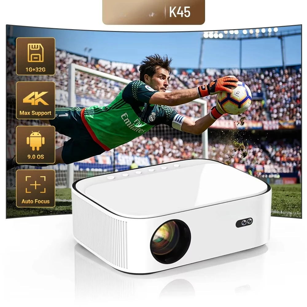 For K45 Smart Projector Native 1080P 950 ANSI 2026 Electric Focus Best Value Home Cinema