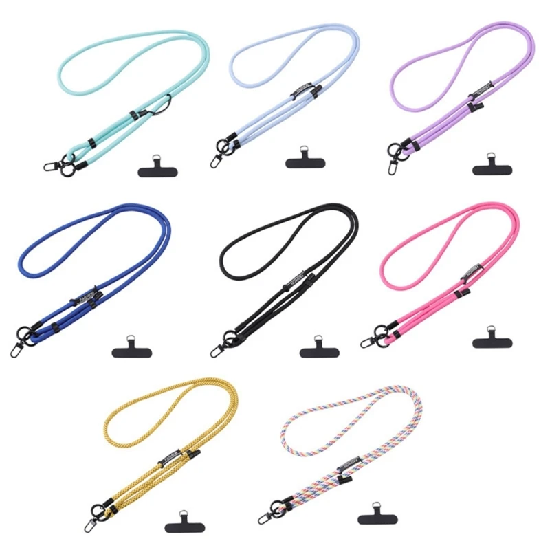 Y1UB Phone Lanyard, Adjusted Universal Phone String Crossbody with Patches & Neck String for Most Smartphones & Phones Case