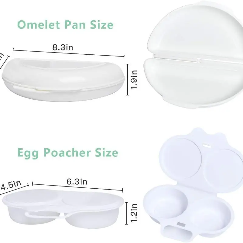 Mess-Free Microwave Omelette Egg Maker Non-Toxic BPA Free Silicone Egg Cooker Must-Have Home Kitchen Tool