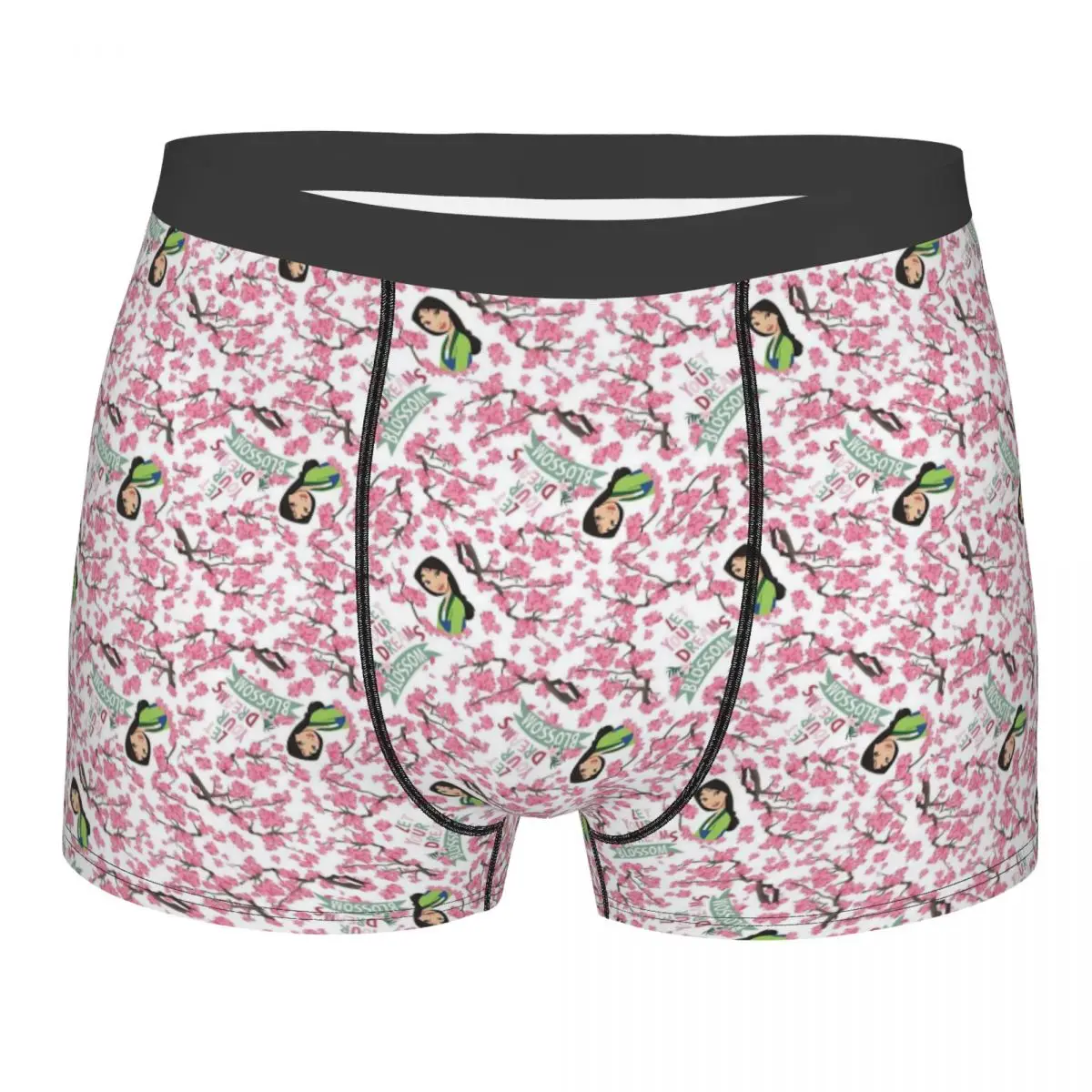 

Пользовательские боксеры принцессы Мулан, мужские трусы, нижнее белье, новинка, трусы