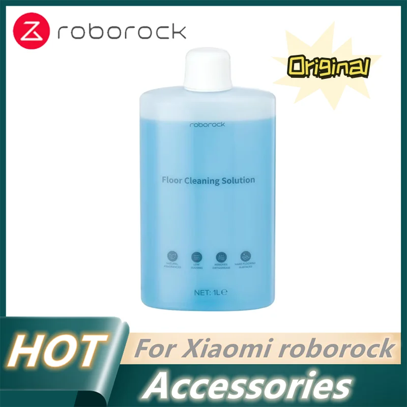 

Original Roborock floor cleaning Fluid,Floor Cleaner For Hardwood, Compatible with Mopping and Wet and Dry Robot Vacuum,1Le