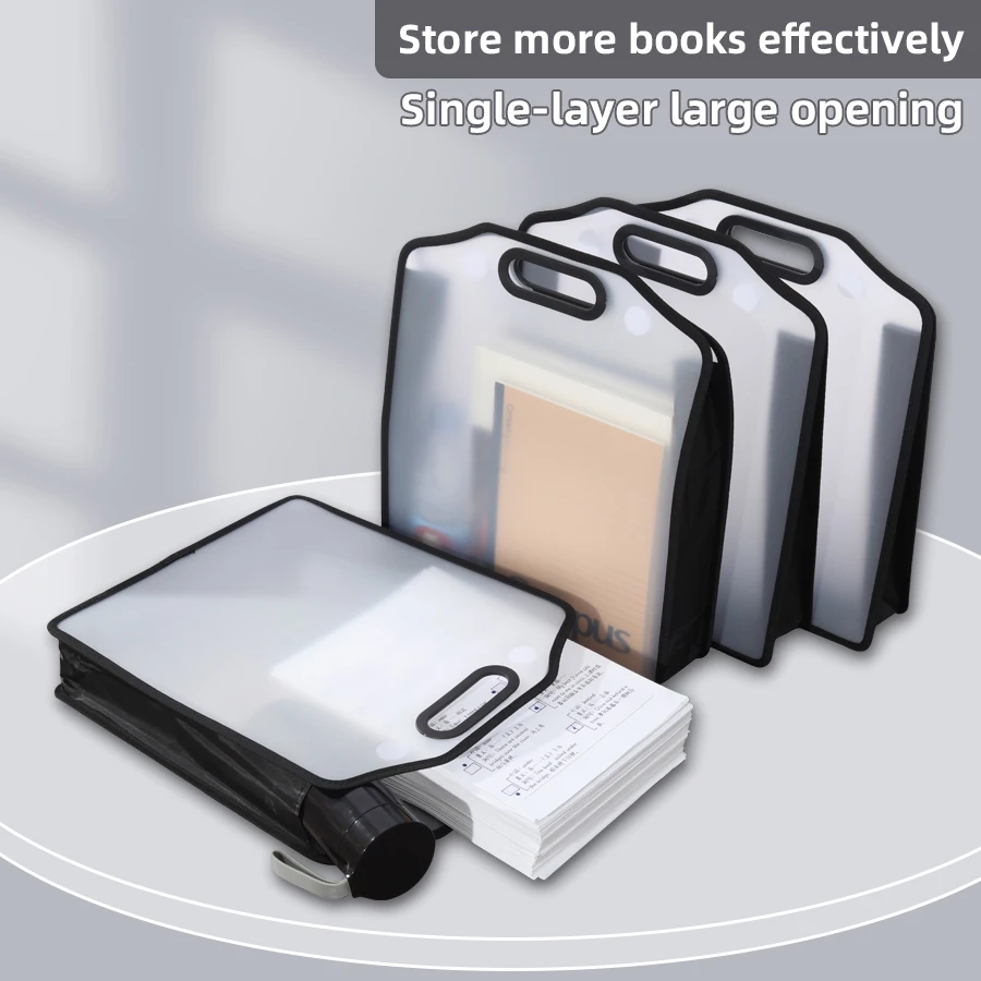 1/6 Pcs Large Capacity Opening Design Scrapbook Paper Handpicked Vertical Storage Box Sheets Expanding Paper Storage For Holding