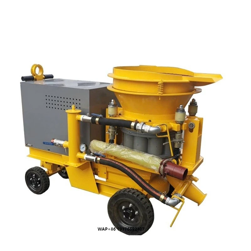 Portable Shot Concrete Spraying Jet  Mini Small Electric Wet Mix Shotcrete Machine Pump for Sale