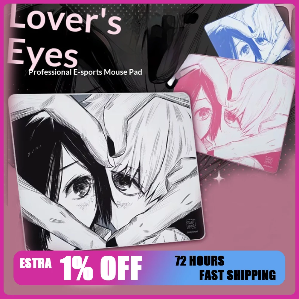 

Коврик для мыши ZHEN HUO Lover's Eyes, аналог HAYATE OTSU, нейтральный, гладкий, скоростной, влагостойкий, для APEX Valorant, аксессуары для ПК