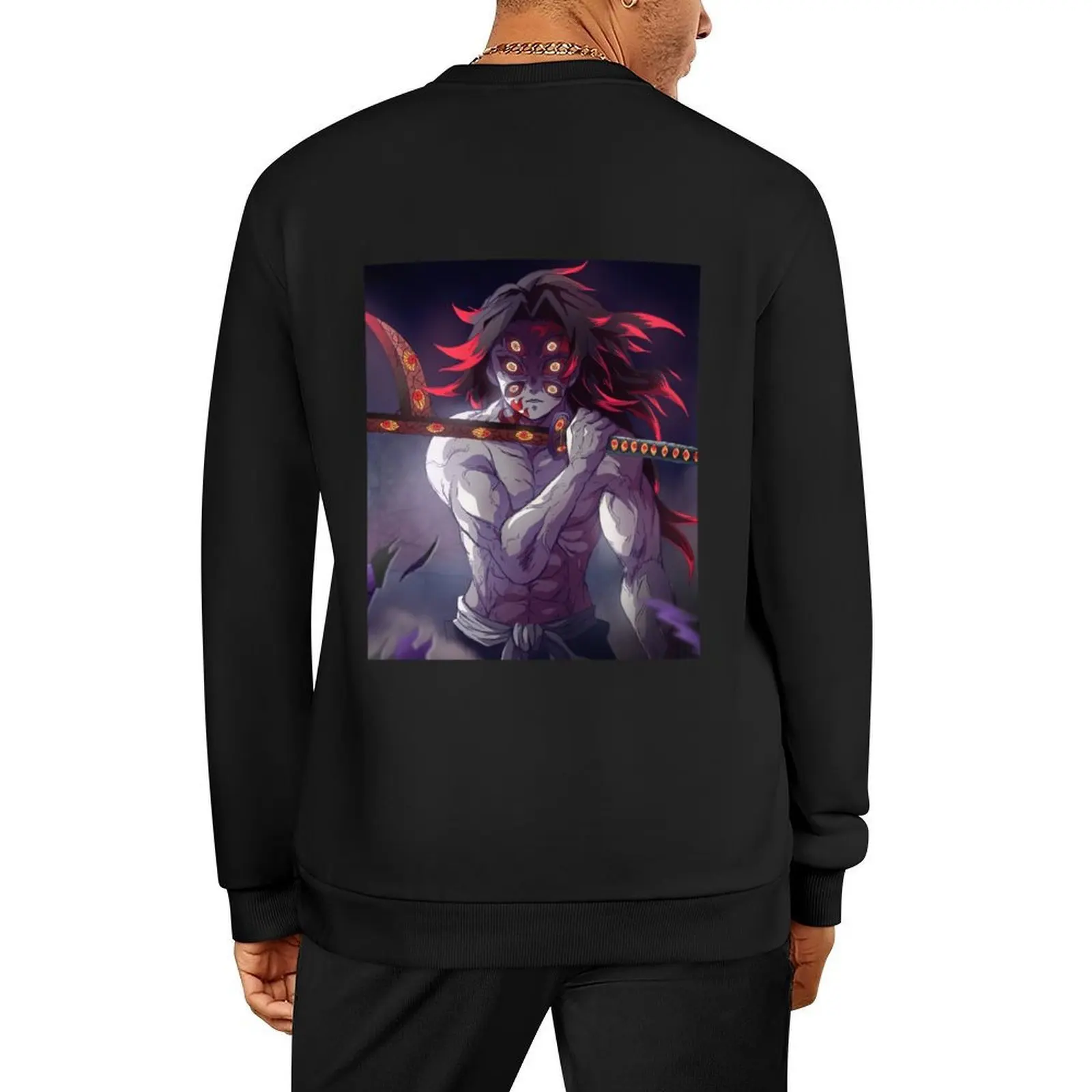 

Demon Sword Kokushibo Pullover men wear clothes for men tracksuit autumn sweatshirts men