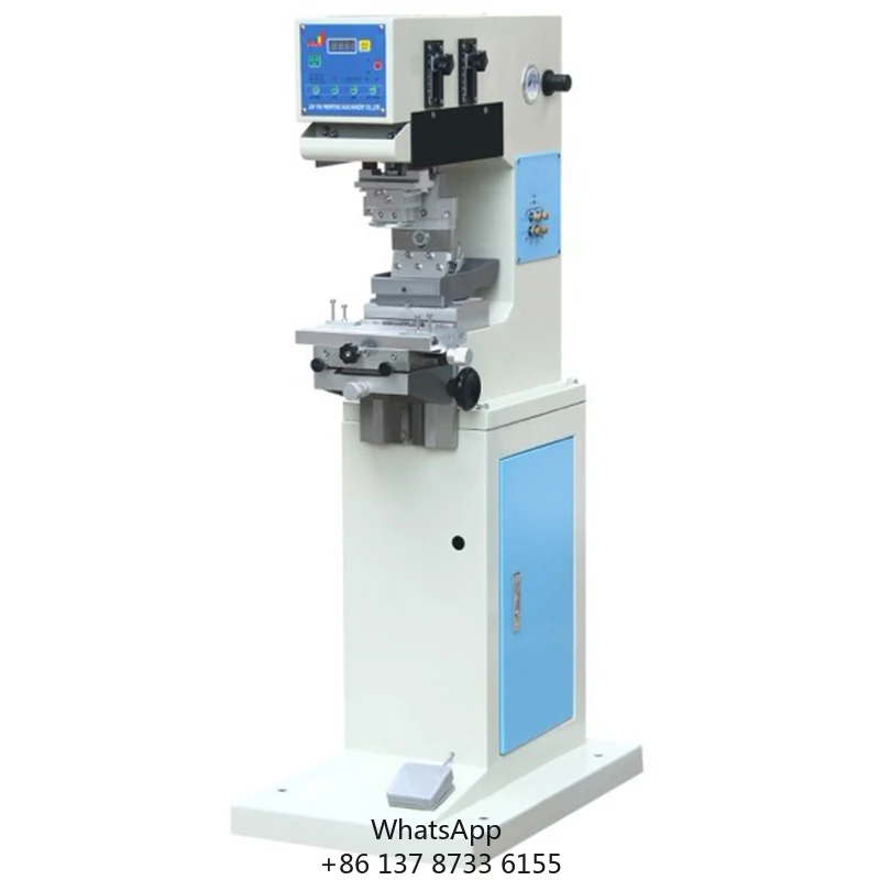 Single 1 Color Ink Tray Pad Printing Machine For Glasses Leg Lens