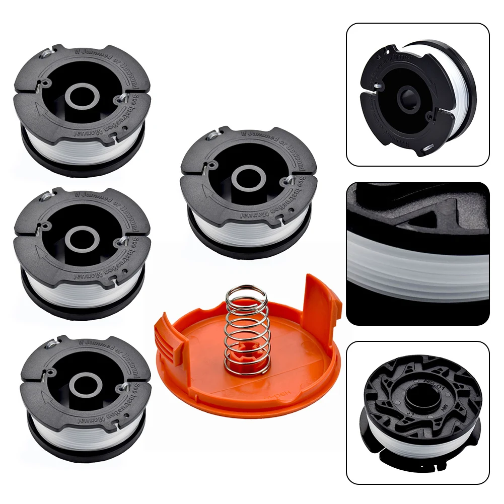 Imagem -04 - Carretel de Aparador de Grama para Black Decker Cap Af100 Gl280 Gl301 Gl425 Gl430 Cortador de Grama Acessórios de Linha de Corte Cabeça para Strimmer