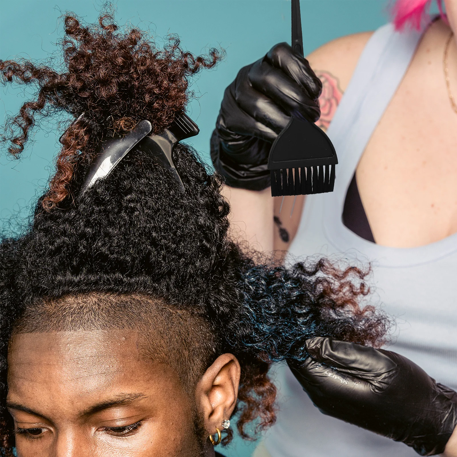 1Set Hair Coloring Kit Essential Accessories for DIY Dye No Mess Easy to Use Perfect Gift for Friends and Family - Image 2