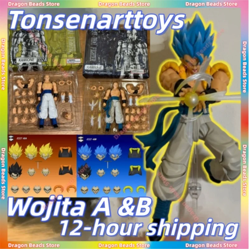 

Tonsenarttoys Kamione Dragon Ball Z SHF Super Saiyan SSJ SSJ2 Gogeta Son Goku Trunks Anime Action Figures Toys Models Gift