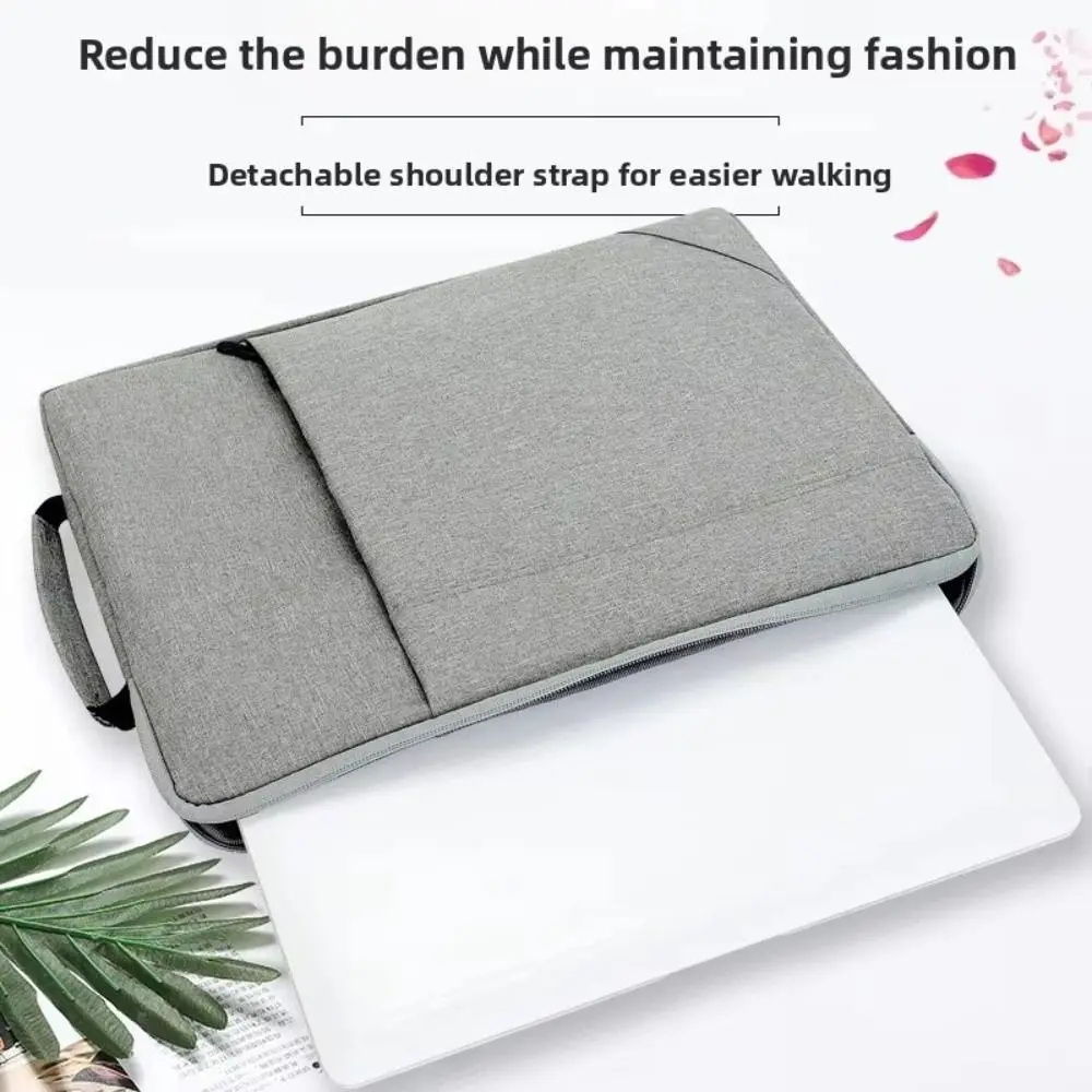 11 13 15 inch Oxford Cloth Laptop Bag Multiple Pockets Waterproof Laptop Handbag Breathable Vertical Notebook Computer Cover