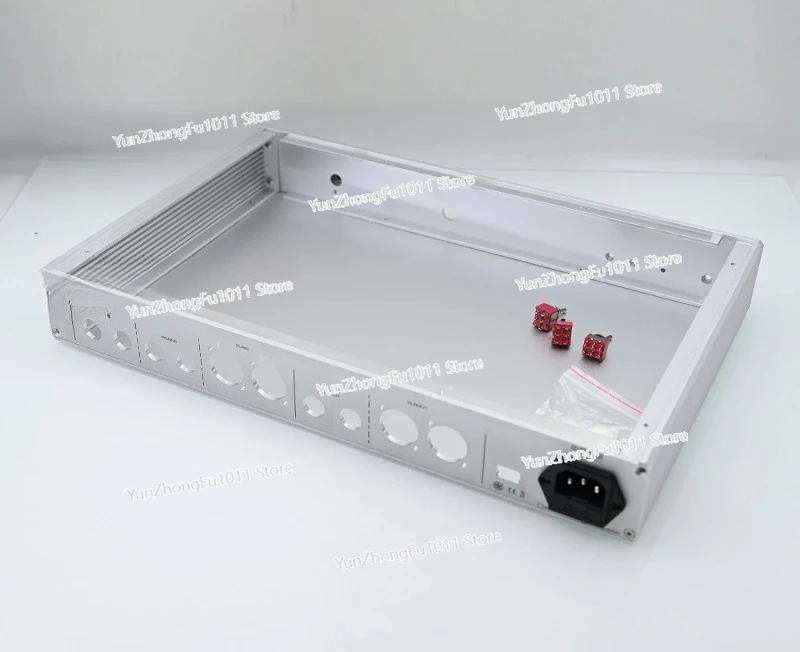 373*53*241mm Aluminum Amplifier Case C3850 Headphone Amp Audio Preamplifier Vacuum Tube Amplifier Chassis Shell DIY Box