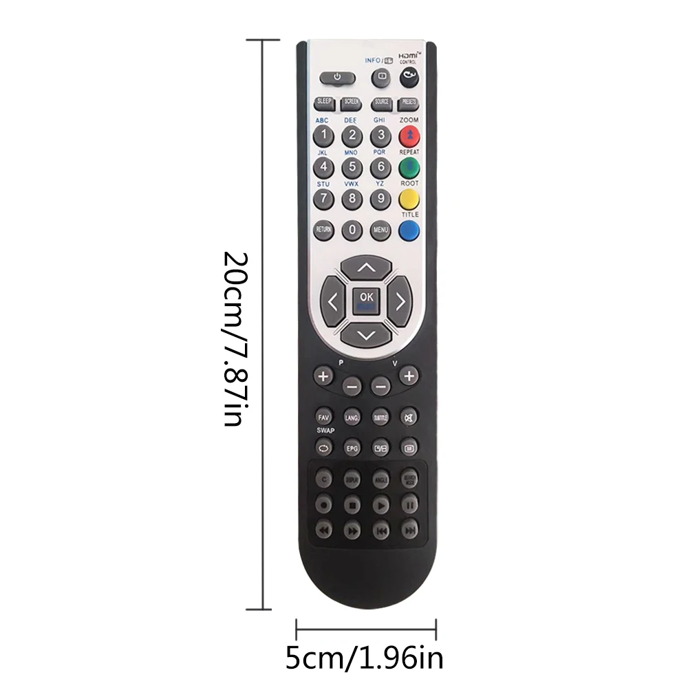 New Replacement Universal Remote Control RC1900 for Toshiba Hitachi JMB Finlux Techwood Polaroid Grundig TV