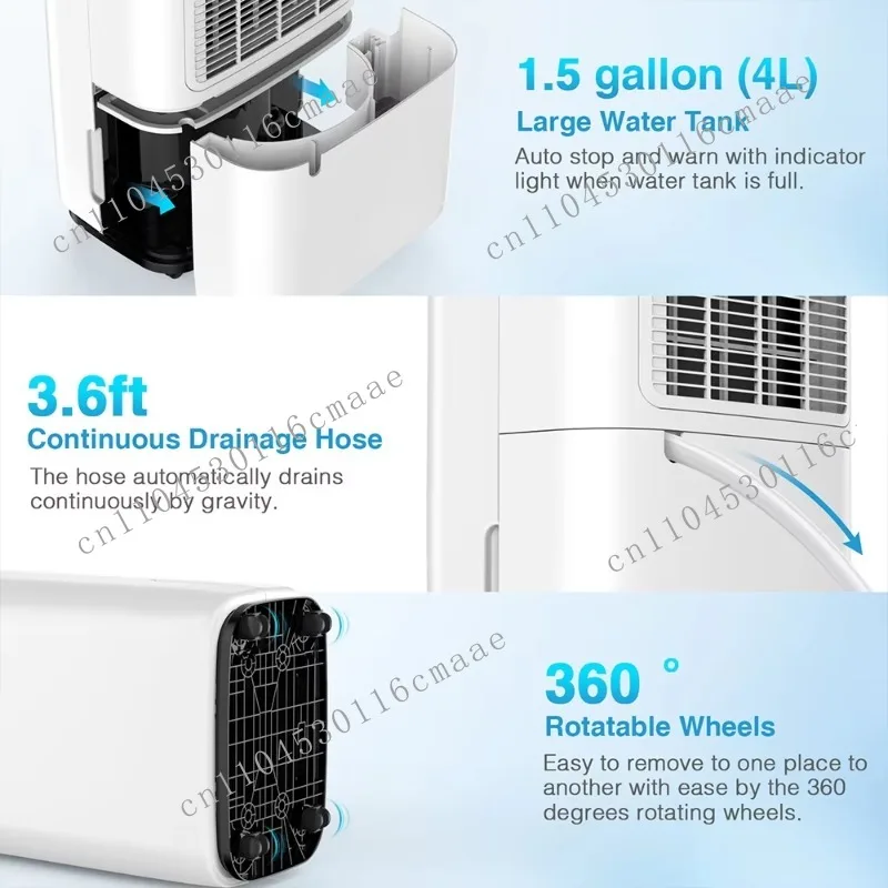 OL20-D025C مزيل الرطوبة المحمول، سعة إزالة الرطوبة سعة 20 لترًا