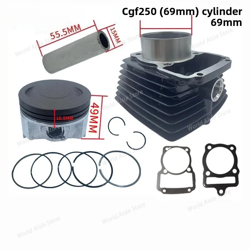 Motorcycle Engine Cylinder Kit For Vento Nitrox250 / CGF250 / For V-RACER 250