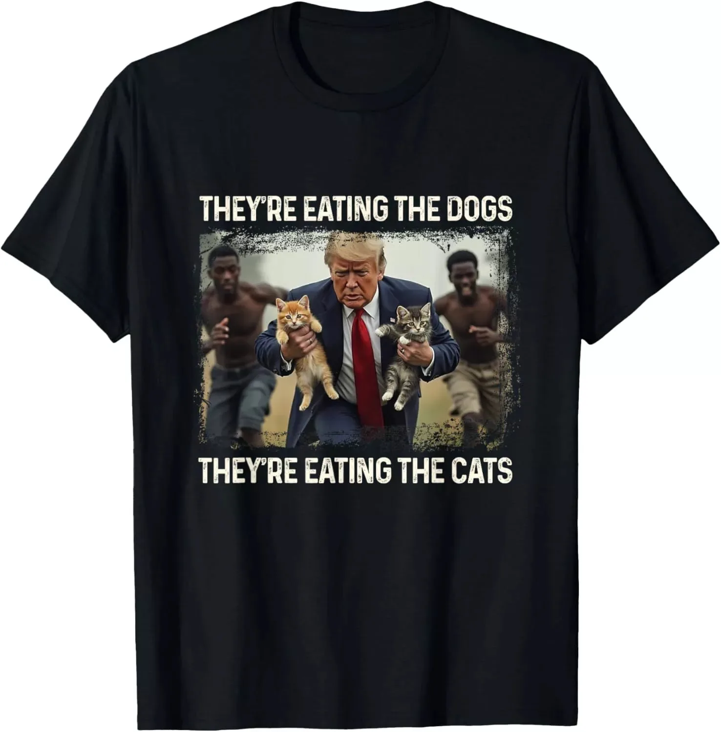 Funny Trump 2024, election 2024, they're eating the dogs T-Shirt